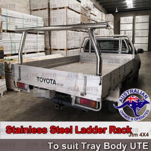 Universal Stainless Steel Ladder Rack Roll Bar For Ute Trays Body H:940mm/1070mm