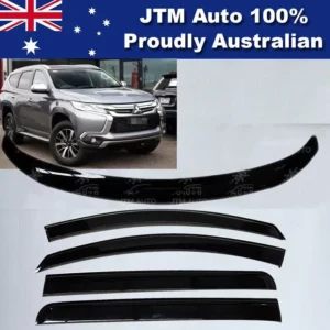 Bonnet Protector + Weathershields to suit Mitsubishi Pajero QE Sport 2016-2018