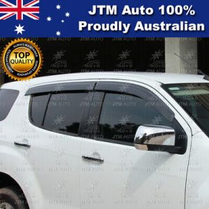 Bonnet Protector + Weather Shields Visor for Holden Colorado Space Cab 2016-2020