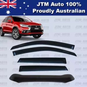 Bonnet Protector + Weather shields Visors to suit Mitsubishi ASX 2016-2019