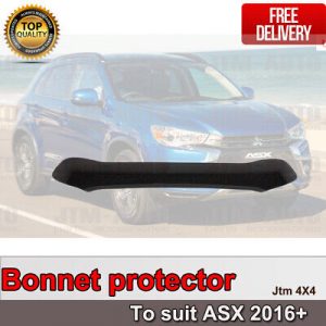 Bonnet Protector + Weather shields Visors to suit Mitsubishi ASX 2016-2019