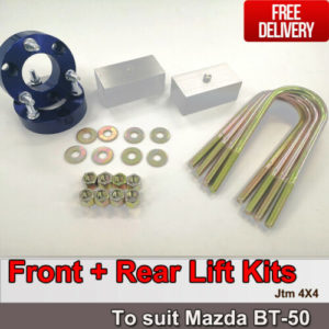 2" Front + Rear Suspension Block Spacer Lift Kit for Mazda BT-50 BT50 2012-2018