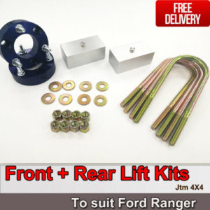 2" Front + Rear Suspension Block Spacer Lift Kit suit Ford Ranger PX 2012-2018
