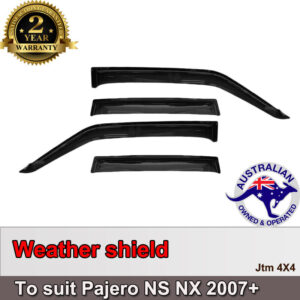 Weathershields Window Visors Weather Shields to suit Mitsubishi Pajero 2007-2021