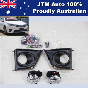 Driving/Fog Lights Lamps Complete Kit To Suit Toyota Corolla Sedan 2014-2016