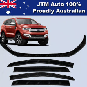 Bonnet Protector + Window Visors Weather shields to suit Ford Everest 2015-2021