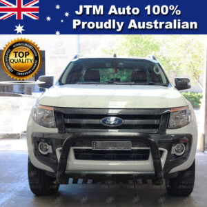 Matt Black Nudge Bar 3" Grille Guard to suit Ford Ranger T6 T7 PX 2012-2018