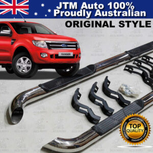 Running Boards Side Steps 3" Stainless Steel to suit Ford Ranger PX 2011-2015
