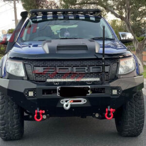 Heavy Duty Steel Bull Bar Winch Compatible to suit Ford Ranger PX1 2011-2015