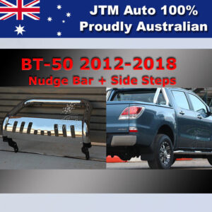 Side Steps + Nudge Bar Stainless Steel to suit Mazda BT-50 2012-2020
