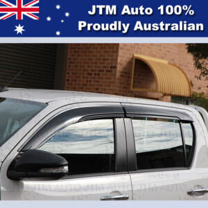 Premium Weather shield Set of 4 Window Visor to suit Toyota HILUX 2015-2023