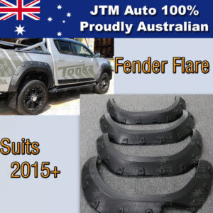 Wrinkle Fender Flares Wheel Arch Pocket Style to suit Toyota Hilux 2015-2018
