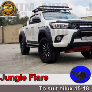 Jungle Fender Flares Wheel Arch Pocket Style to suit Toyota Hilux 2015-2018