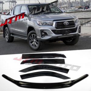 Bonnet Protector + Window Visors to suit Toyota Hilux N80 2015-2020