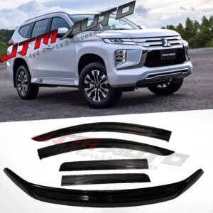 Bonnet Protector + Weathershields to suit Mitsubishi Pajero Sport QF QG 2019-2025