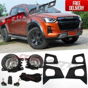 Driving/Fog Lights Lamps Complete Kit to suit Isuzu D-max Dmax RG 2020+