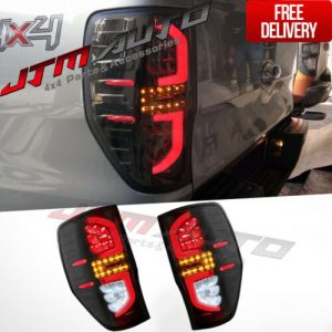 S-series Smoked Led Tail Lights to suit Ford Ranger PX 2012-2022