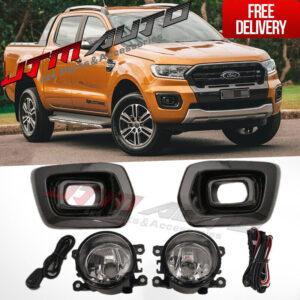 Driving/Fog Lights Lamps Complete Kit to suit Ford Ranger PX3 Wildtrak 2018+
