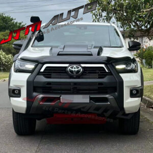 Matt Black Bonnet Scoop Hood Raptor Style to suit Toyota Hilux N80 2020+