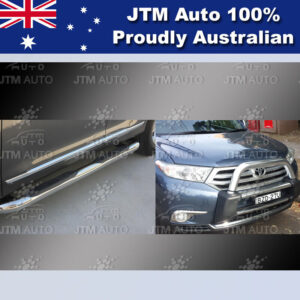 Side Steps + Nudge Bar Stainless Steel Aluminium to suit Toyota Kluger 2011-2013