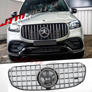 Chrome Black GT Bumper Grille Grill to sut Mercedes-Benz GLS X167 GLS450 GLS450D