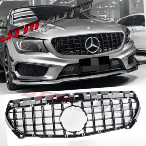 Gloss Black GT Bumper Grille Grill to suit Mercedes-Benz CLA  C117 X117 & CLA45