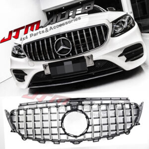 Chrome Black GT Style Grill Grille to suit Mercedes E-Class W213 C238 2016-2020