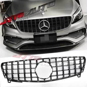 Gloss Black GT Bumper Grille Grill to suit Mercedes-Benz A-Class W176 2016-2018