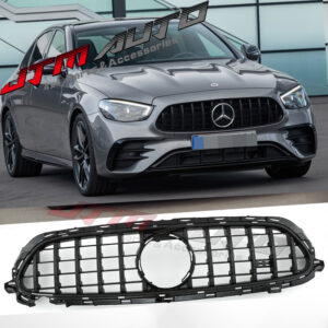 Gloss Black GT Bumper Grille Grill to suit Mercedes-Benz E-class W213 A238 C238