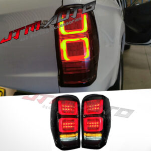 Smoked Full Sequential Led Tail Lights to suit Mitsubishi Triton MR 2019+