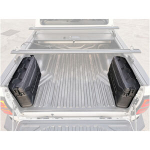 Pair of Ute Tub Storage Box Side Universal Tool Box Lockable Trailer Black