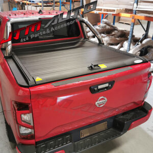 Alloy Roller Shutter Tonneau Hard Lip with LED to suit Nissan Navara NP300 D23
