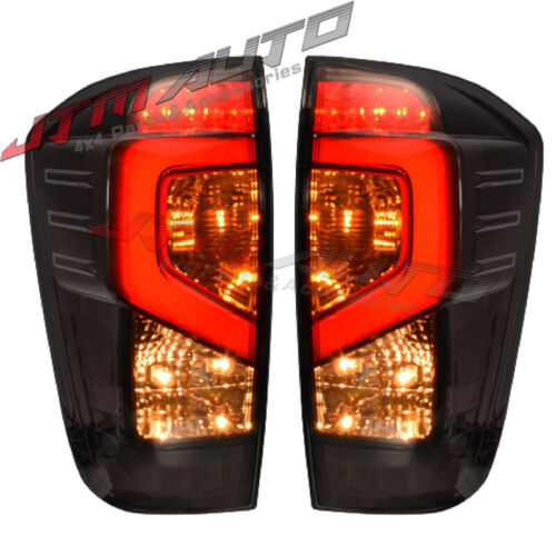 Smoked Full Led Tail Lights to suit Nissan Navara Np300 D23 2015+
