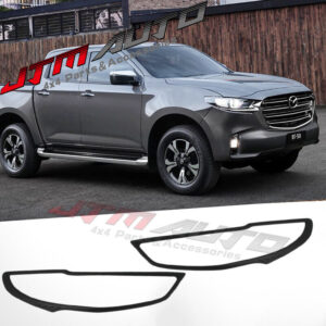 MATT Black Head Light Cover Trim to suit Mazda BT-50 BT50 TF 2020+ MY21