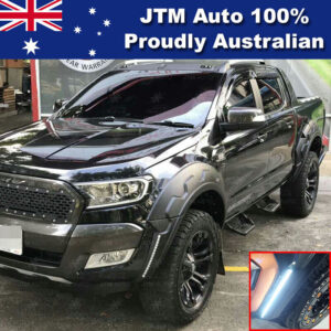 LED Light Matt Black Rhino Fender Flares Wheel Arch Ford Ranger PX2 2015-2018