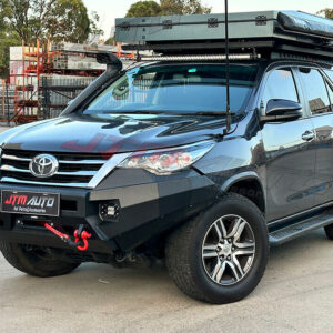 T-TEK Steel Bull Bar Winch Compatible to suit Toyota Fortuner 2015-2019