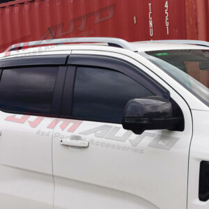 Black Tinted Weather Shields Windows Visors to suit Ford Ranger Next Gen 2022+