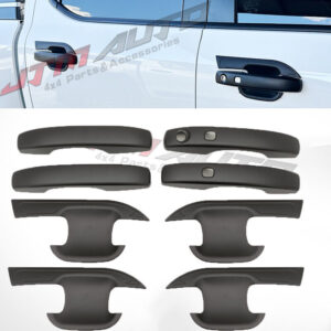 MATT Black Door Handle Cover Bowl Cover Protector to suit Ford Ranger 2022+ MY22