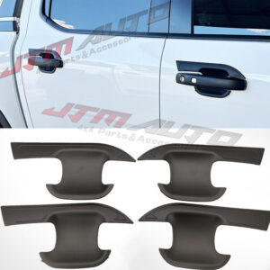 MATT Black Door Handle Bowl Cover to suit Ford Ranger New Gen 2022+ MY22