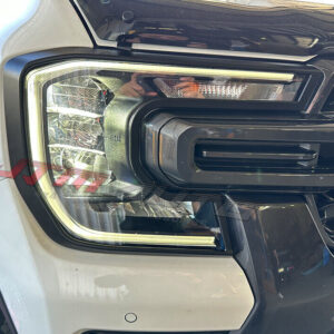 MATT Black Head Light Trim Cover to suit Ford New Gen Ranger 2022+ MY22