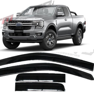 Weather Shields Window Visor to suit Ford Ranger Extra / Super Cab New Gen 2022+