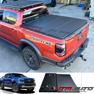 No Drill Aluminium Tri-Fold Folding Hard Tonneau Cover Ford Ranger New Gen 2022+