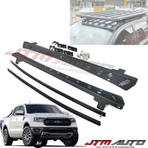 Black roof racks brackets kits roof rails to suit Ford Ranger PX 2012-2022