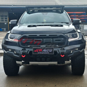 H-TeK Matt Black New Revolution Bull Bar to suit Ford Ranger Raptor 2018-2021