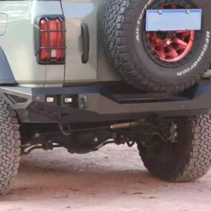 H-TeK Matt Black New Revolution Steel Rear Step Bar to suit GWM Tank 300 Tank300