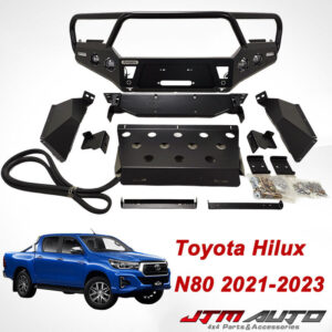 Rugged Bull Bar Bumper Replacement Protection to suit Toyota Hilux N80 2020-2024