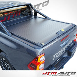 Flat Roller Shutter Tonneau Hard Lip with LED to suit Toyota Hilux SR5 2015-2024