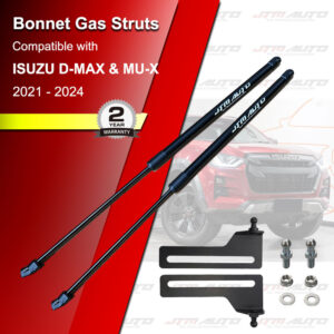 JTM Bonnet Strut Kit to suit Isuzu D-MAX DMAX / MU-X 2021-05/2024