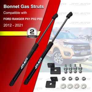 JTM Bonnet Strut Kit to suit Ford Ranger PX1 PX2 PX3 (2012 – 2021)