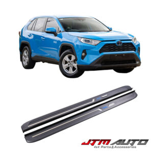 Black Aluminium Running Board Side Steps to suit Toyota Rav4 XA50 2019+